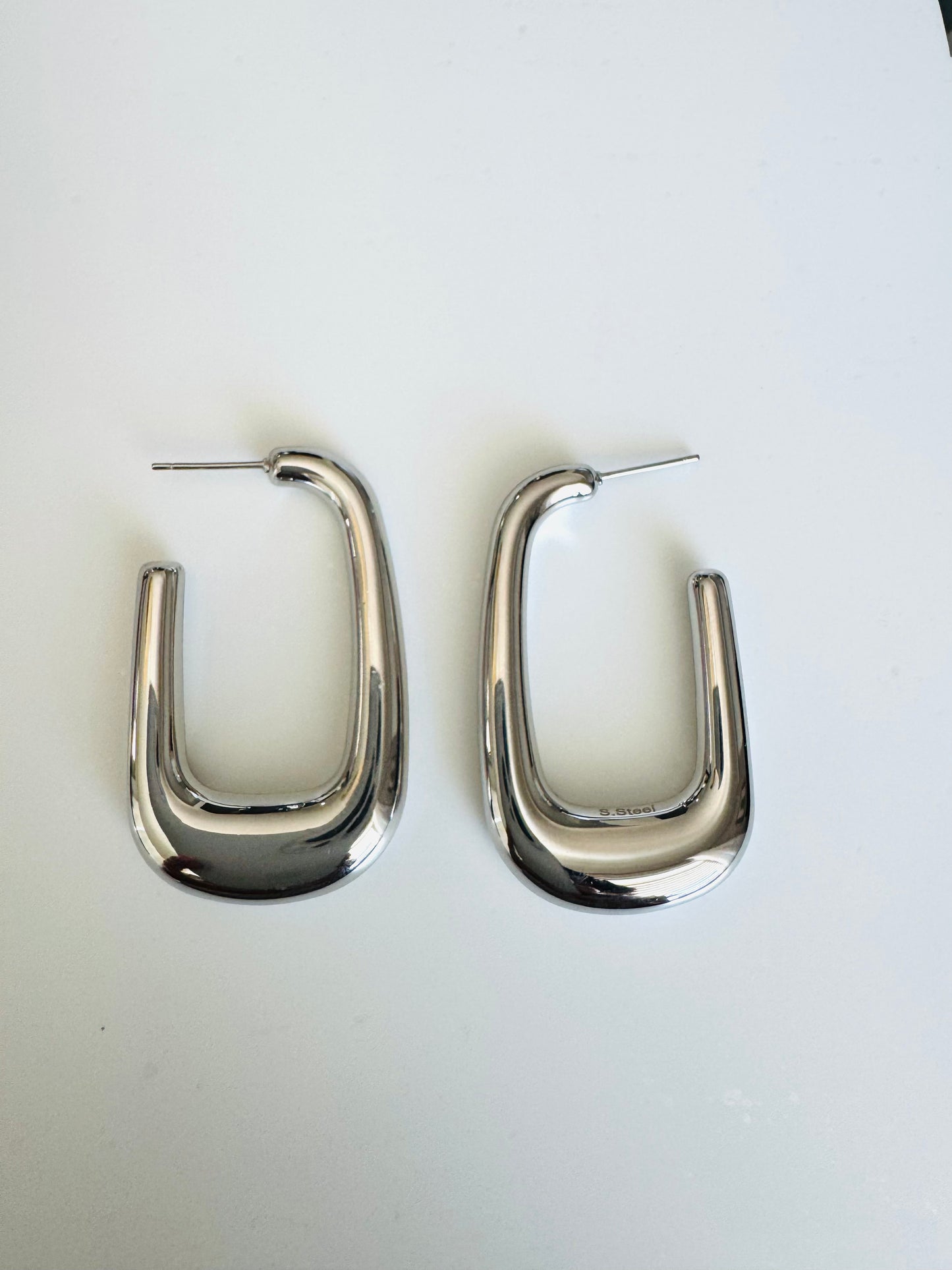 Aretes Forma De Argollas