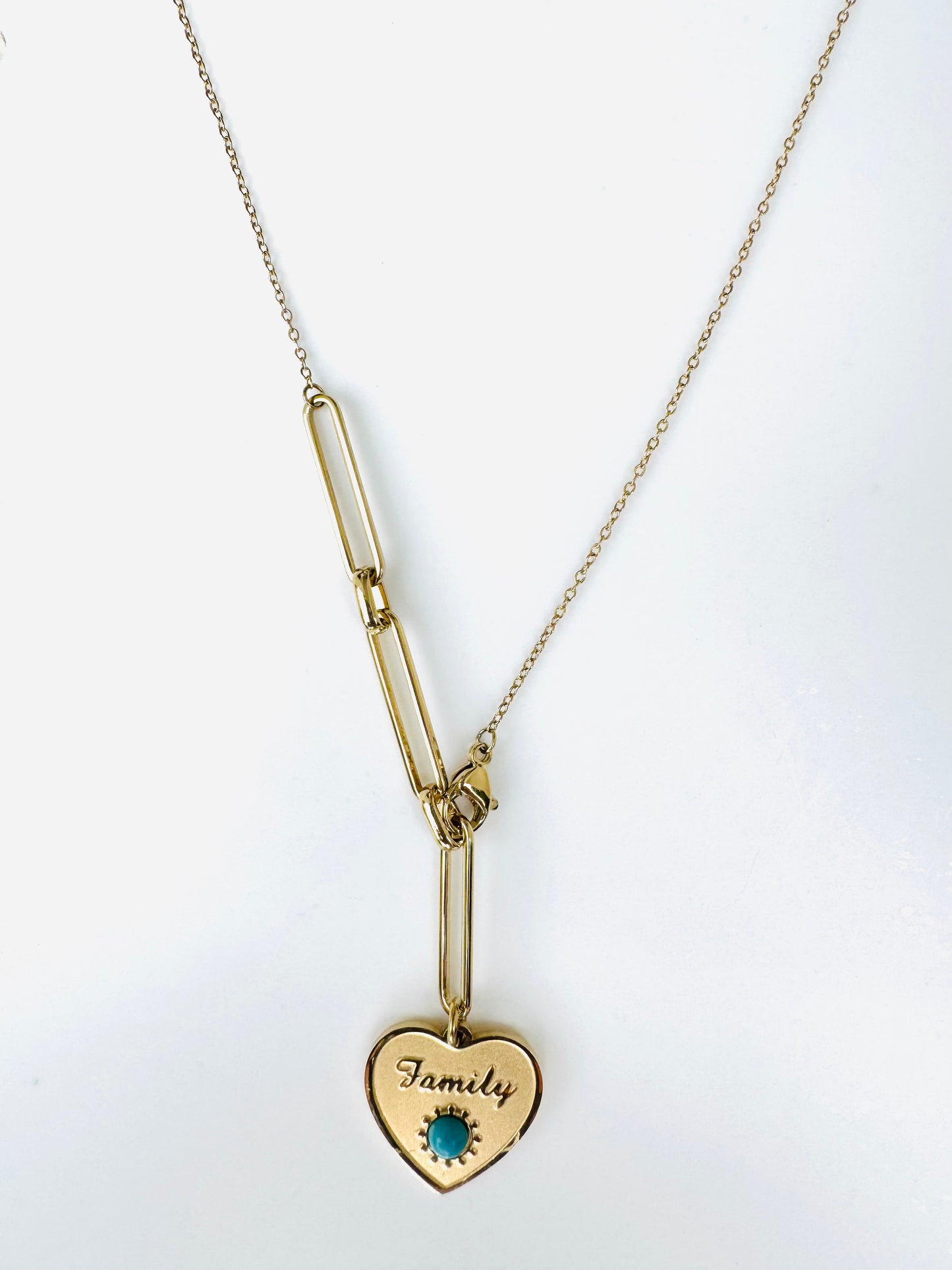 Collar Family En Forma De Corazon