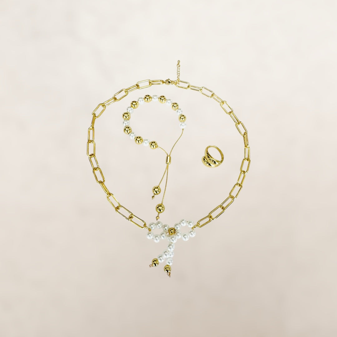 Set Lazo, Eslabones y Perlas