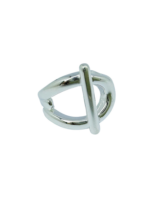 Anillo en Metal Cobre Chapado en Plata