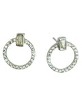 Arete con Zirconia Plata 925, Chapado en Oro