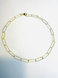 Collar de Eslabones "Paper Clip"