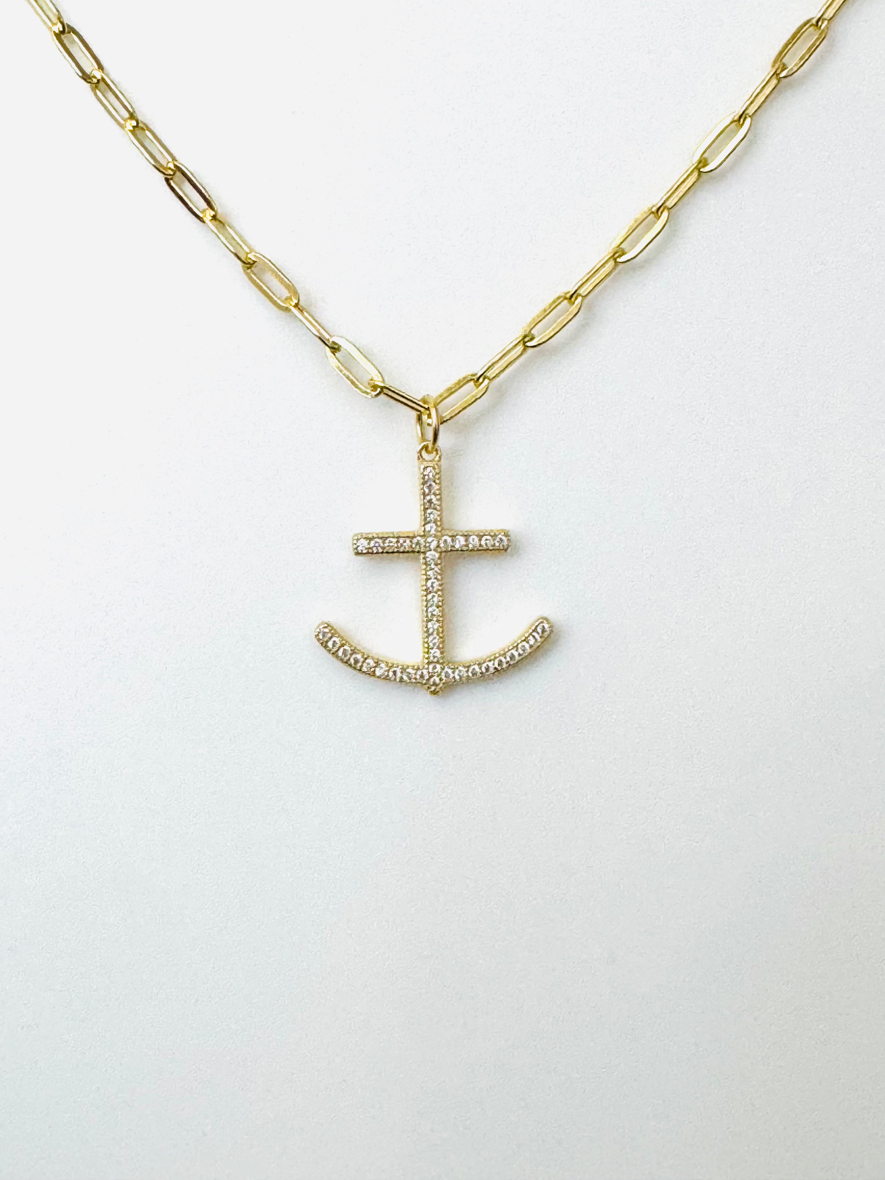 Cadena Con Ancla,Piedras Pavè