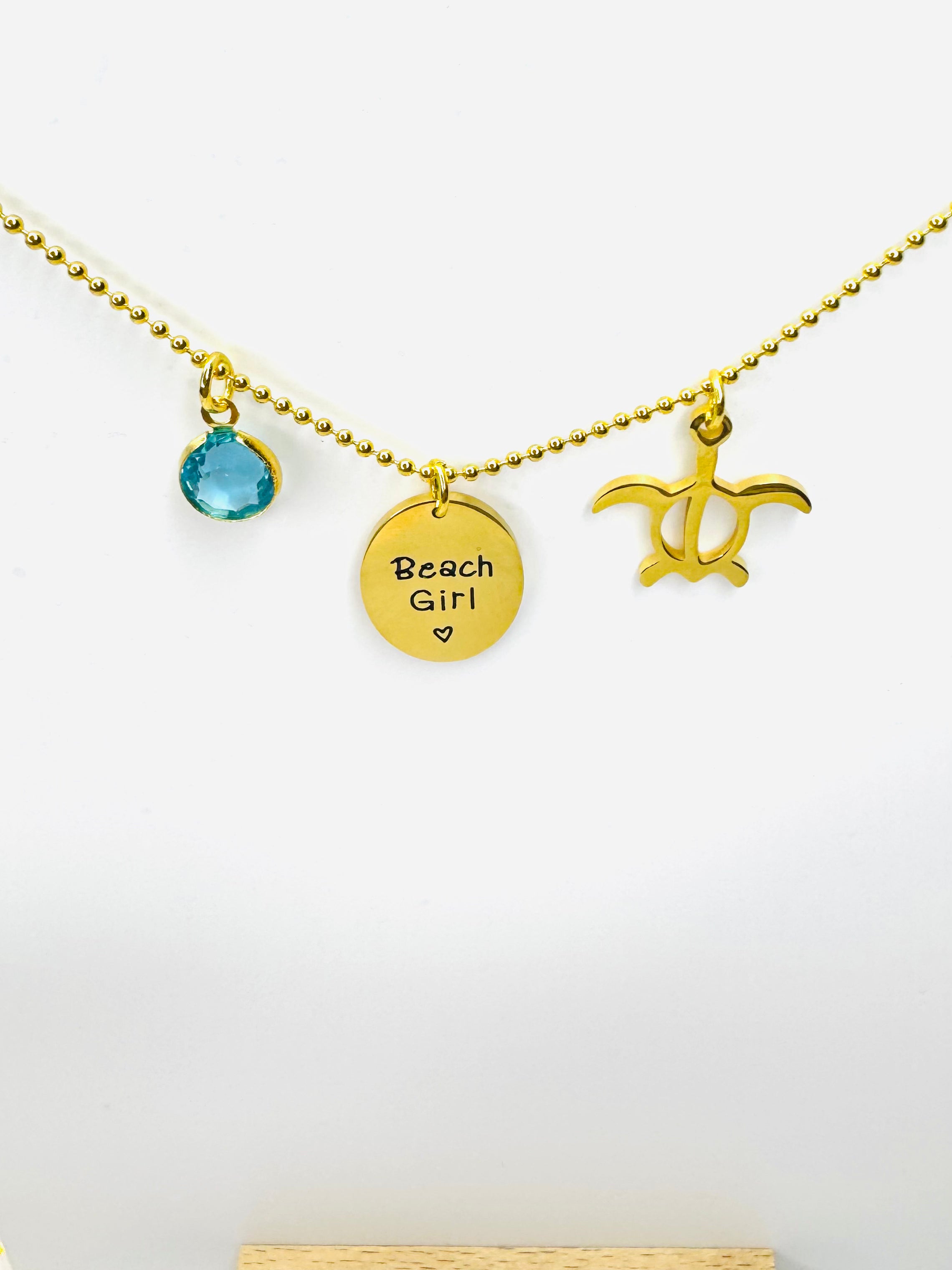 Cadena con Colgantes Marino