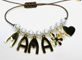 Brazalete Mamá, Ajustable En Cordon