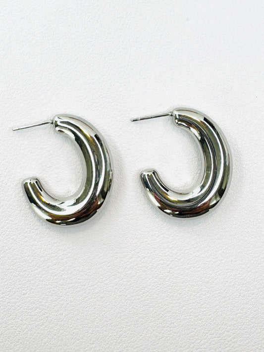 Aretes Forma De Argollas