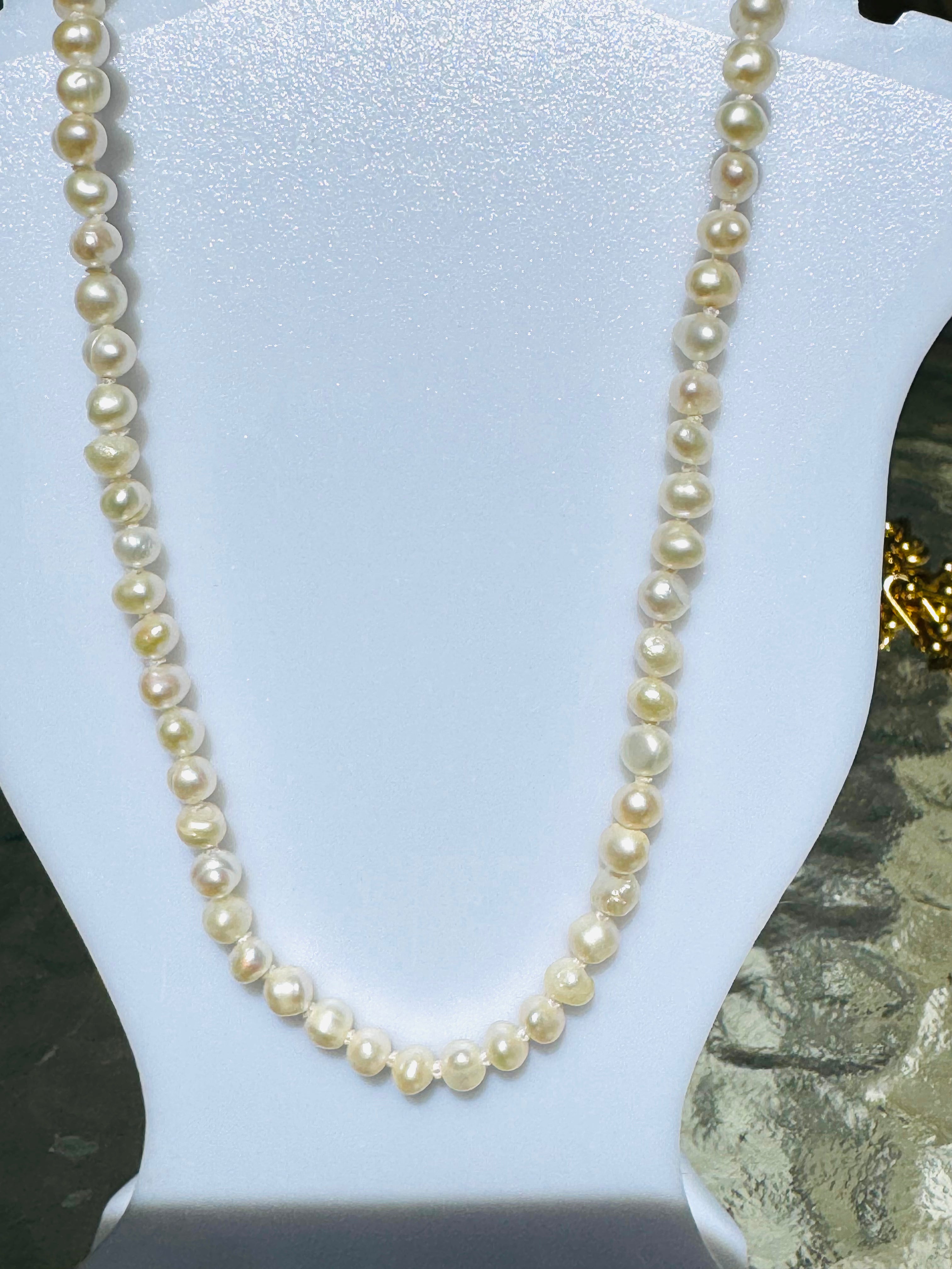 Collar De Perlas De Agua Dulce