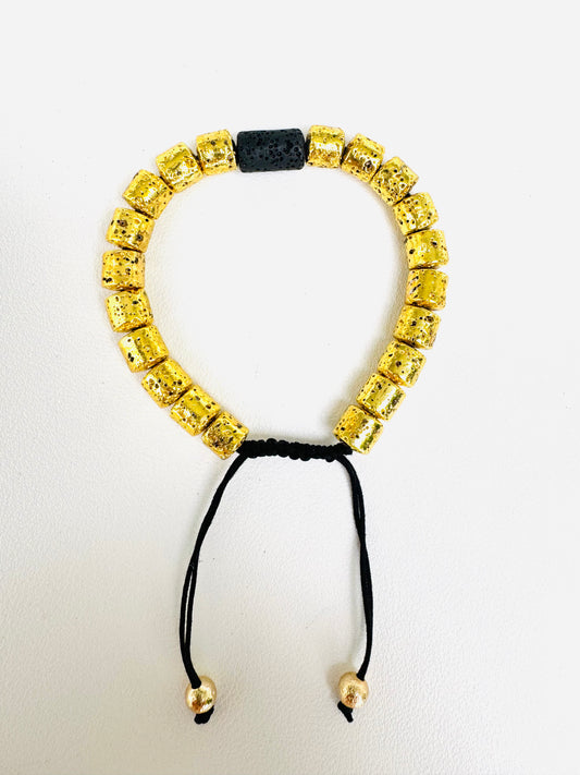Brazalete De Lava Negra