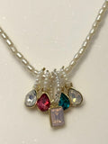 Collar De Perlas Con Colgantes