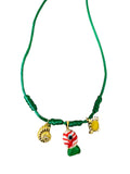 Collar de Cordon Ajustable Color Verde