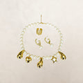 Set Collar, Aretes y Anillo de Perlas y Pendants