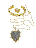 Set Cadena, Brazalete y Anillo Pavé
