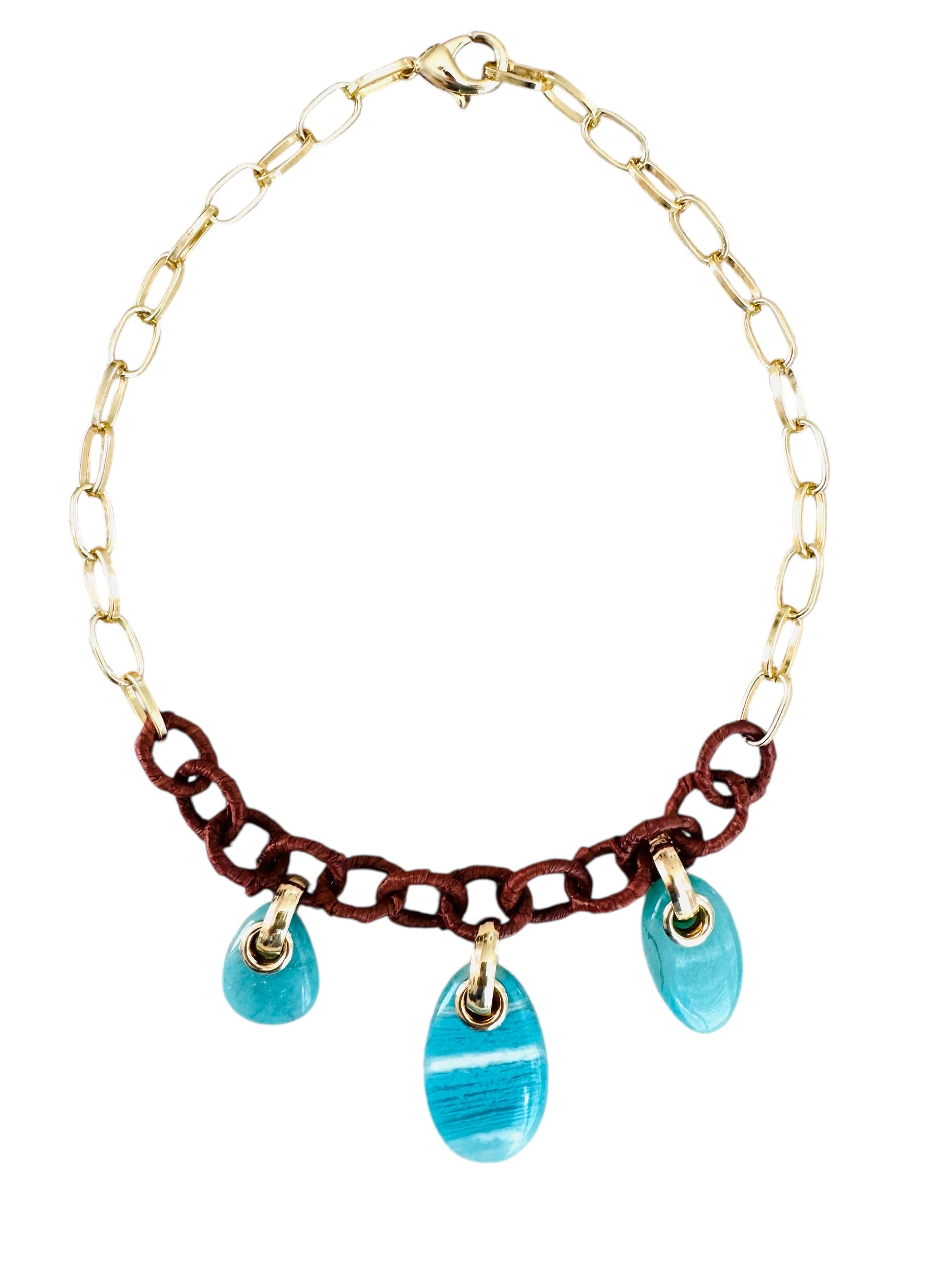 Collar Olas De Turquesa