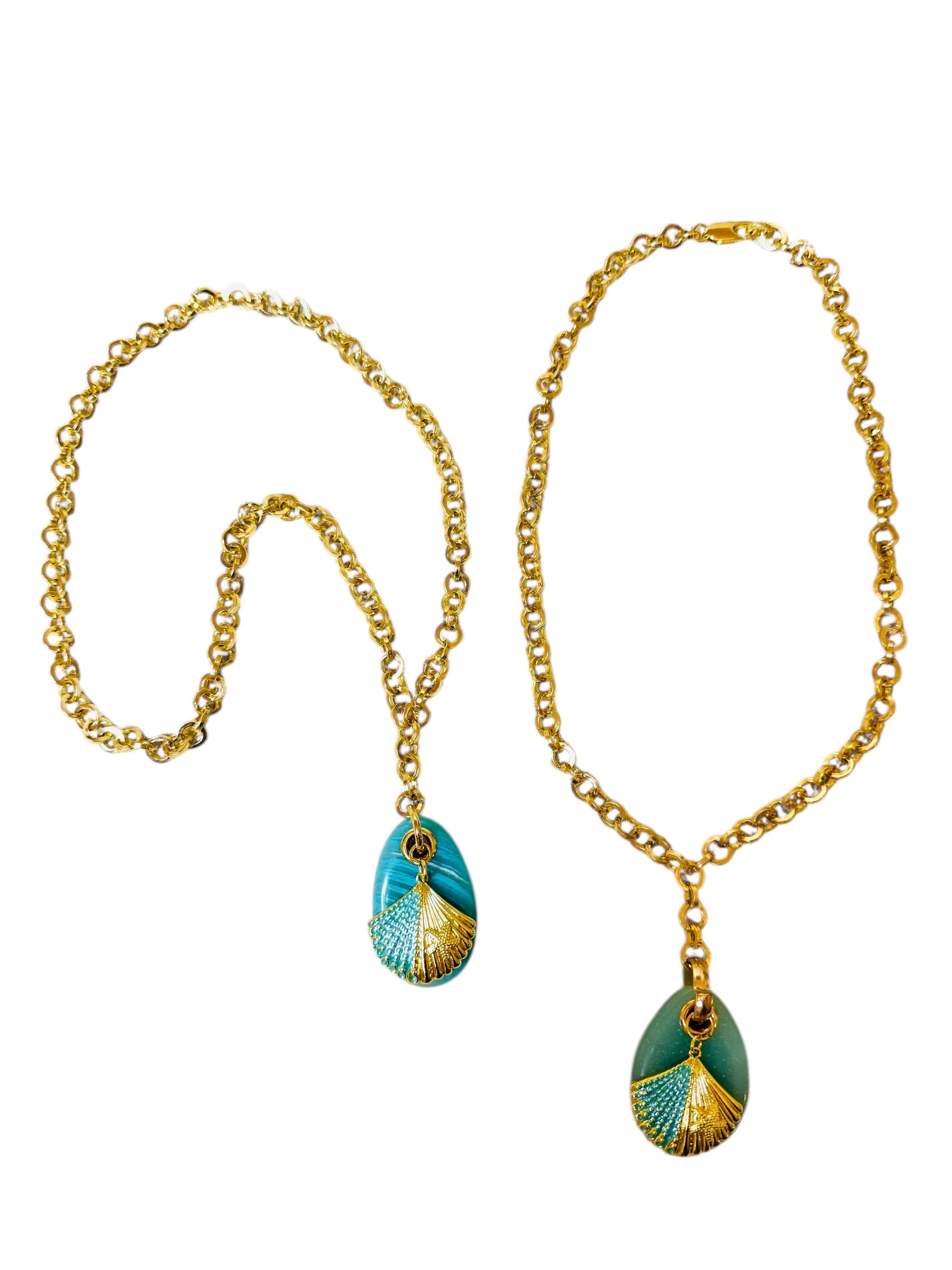 Collar Ola De Turquesa