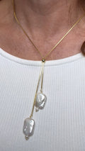 Collar Doble Perla